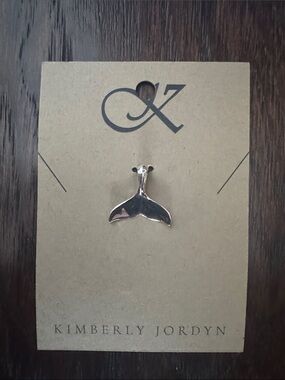 Kimberly Jordyn Sterling Silver Whale Tail Pendant